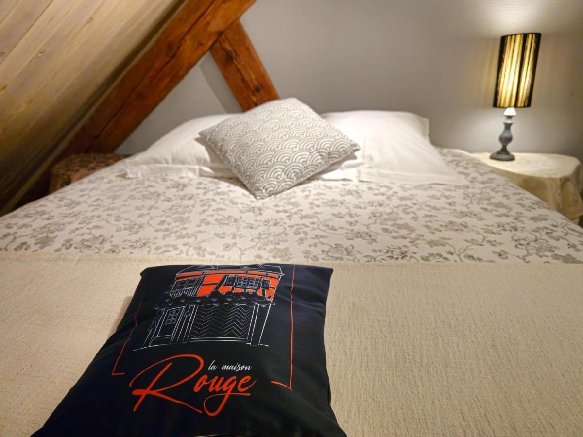 La Maison Rouge Au Coeur De La Ville. Riquewihr Exteriör bild